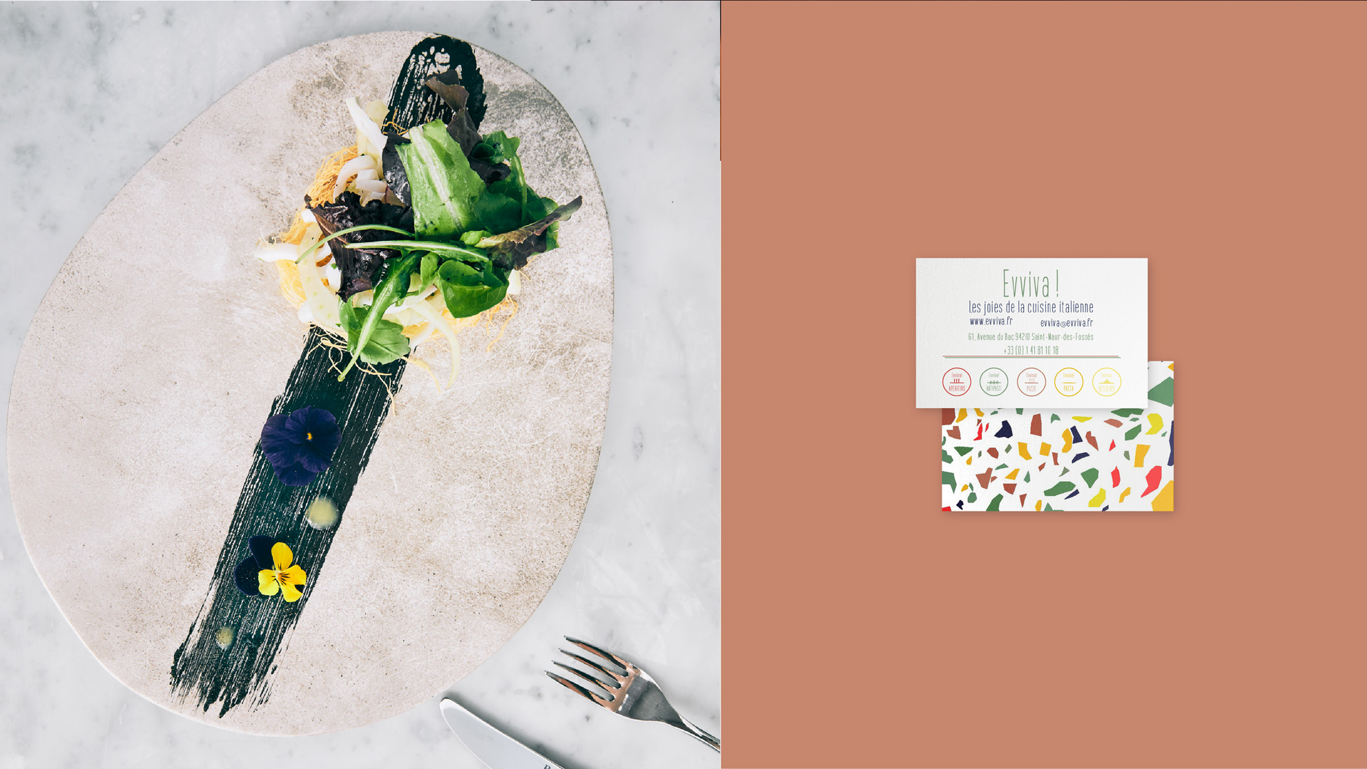 Crafting the Soul of Italian Cuisine: Evviva’s Branding and Visual Identity